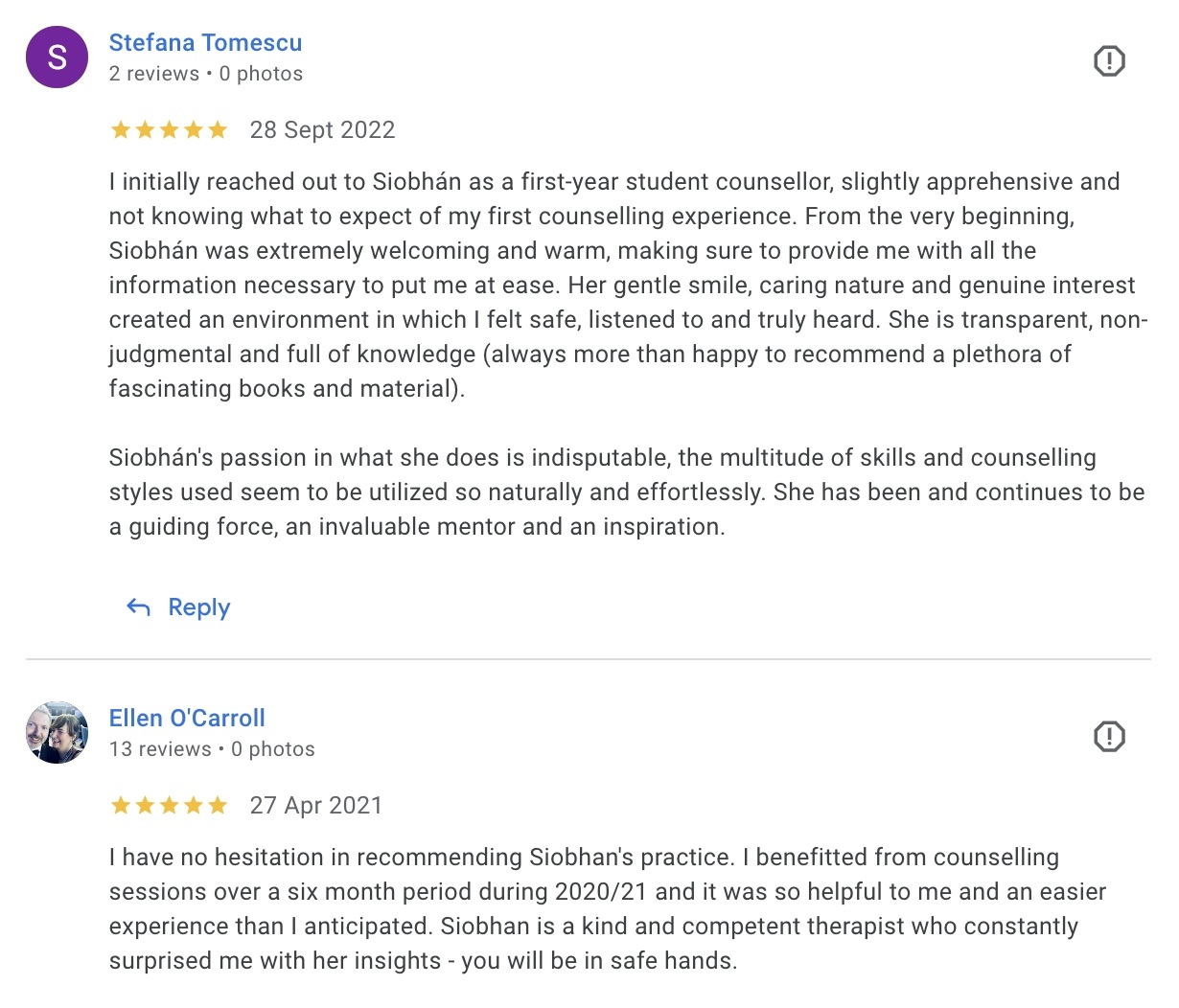 Reviews